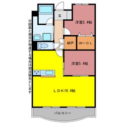 メルヴェーユの物件間取画像